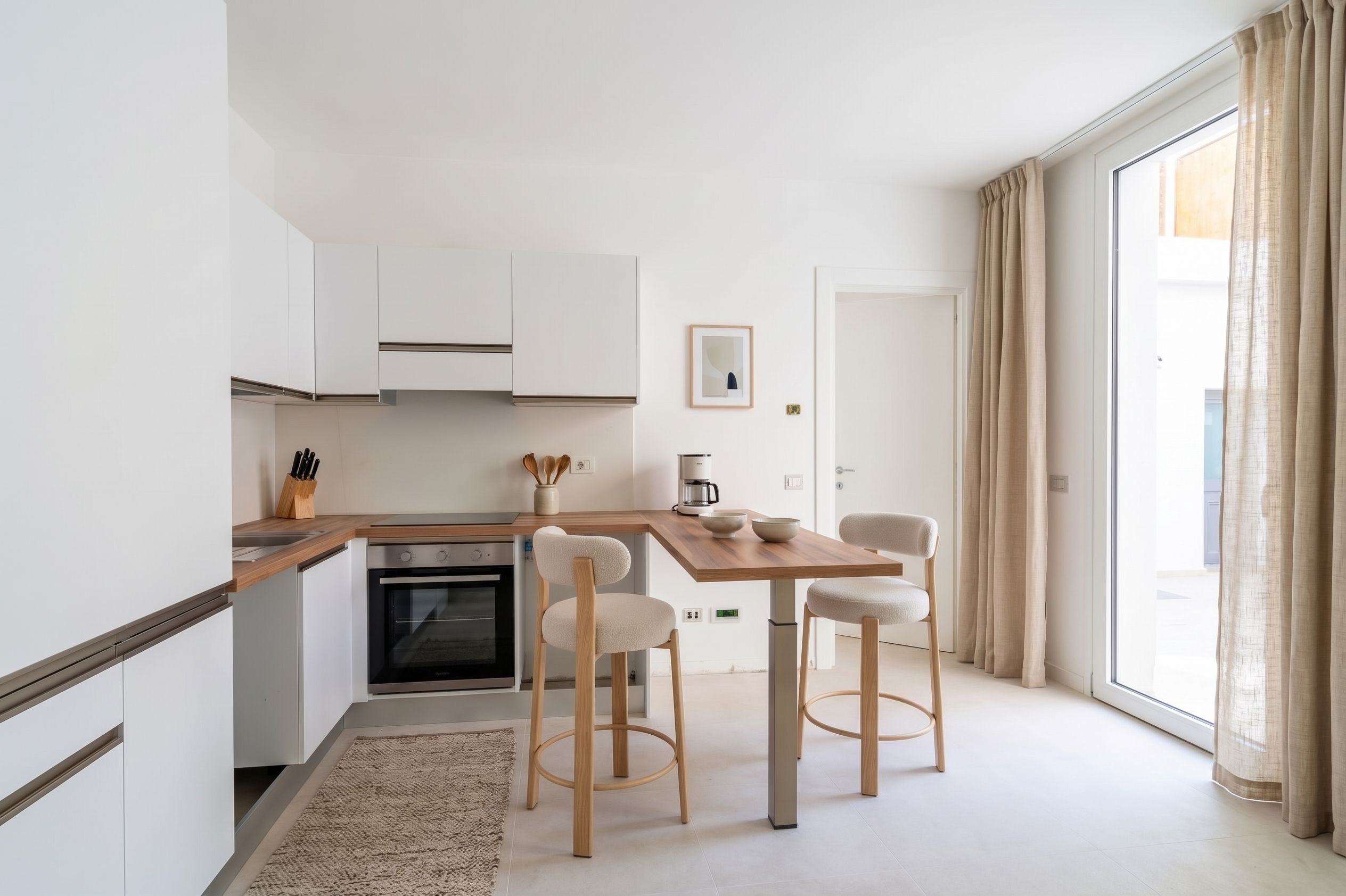 Trilocale arredato affitto living