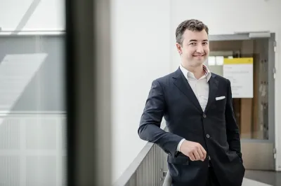 A picture of GUDC-EUs Chair of the Board of Directors Anthony Giannoumis