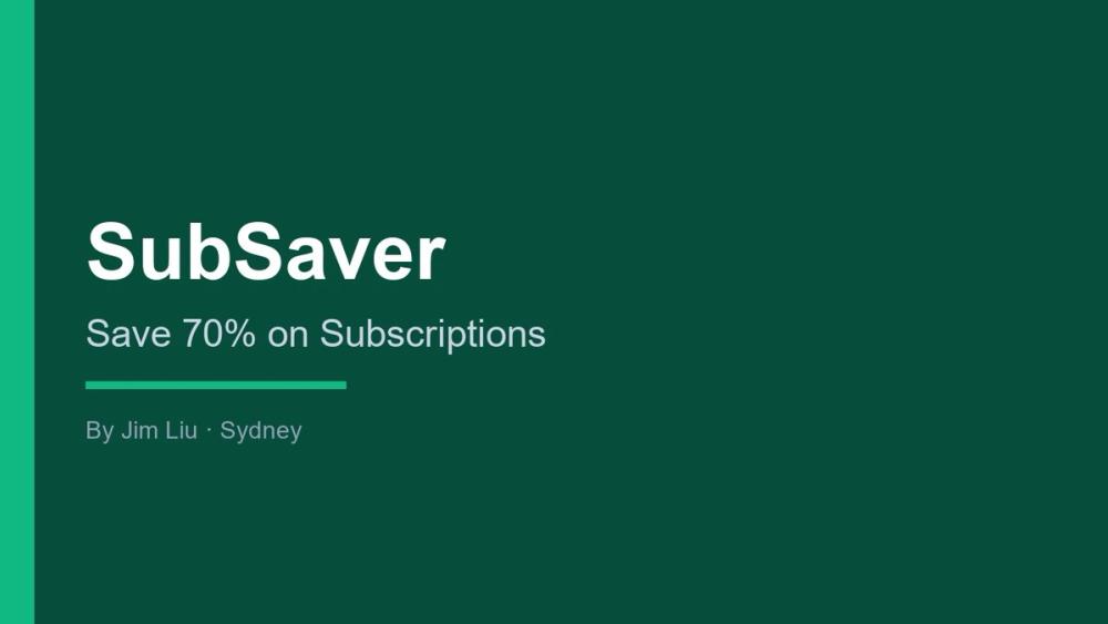 image of SubSaver image of SubSaver