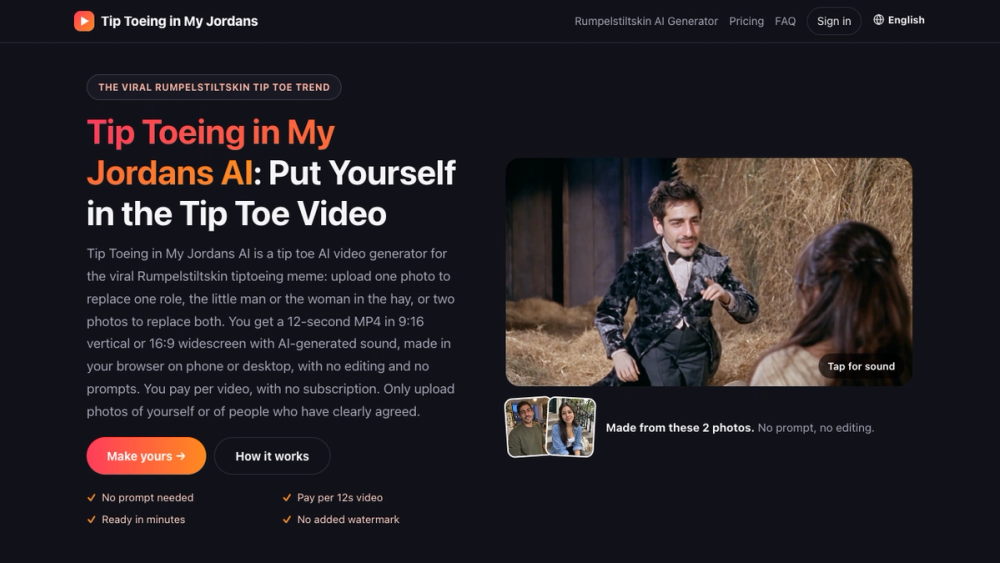 image of Tip Toeing in My Jordans image of Tip Toeing in My Jordans