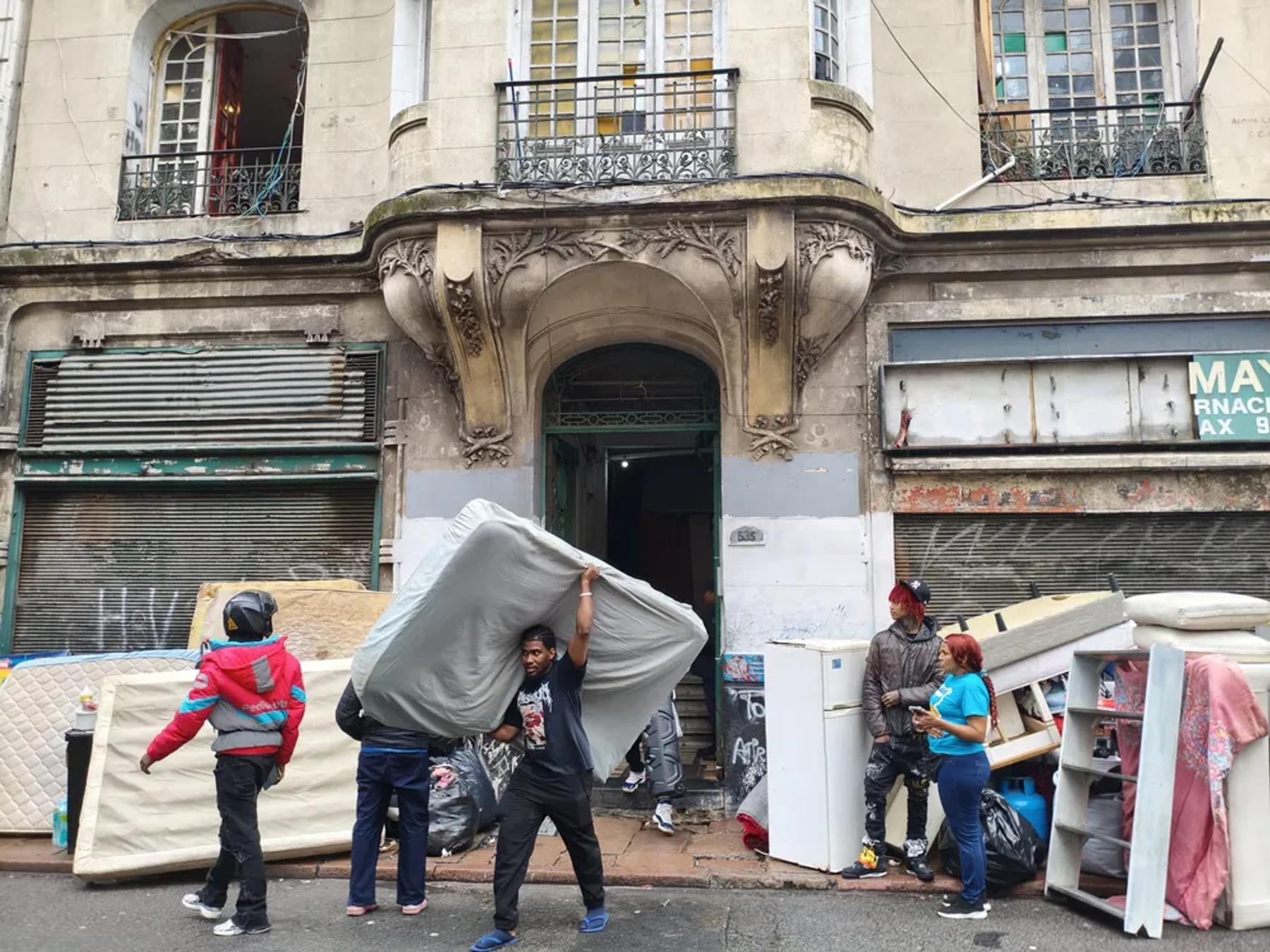 desalojo edificio