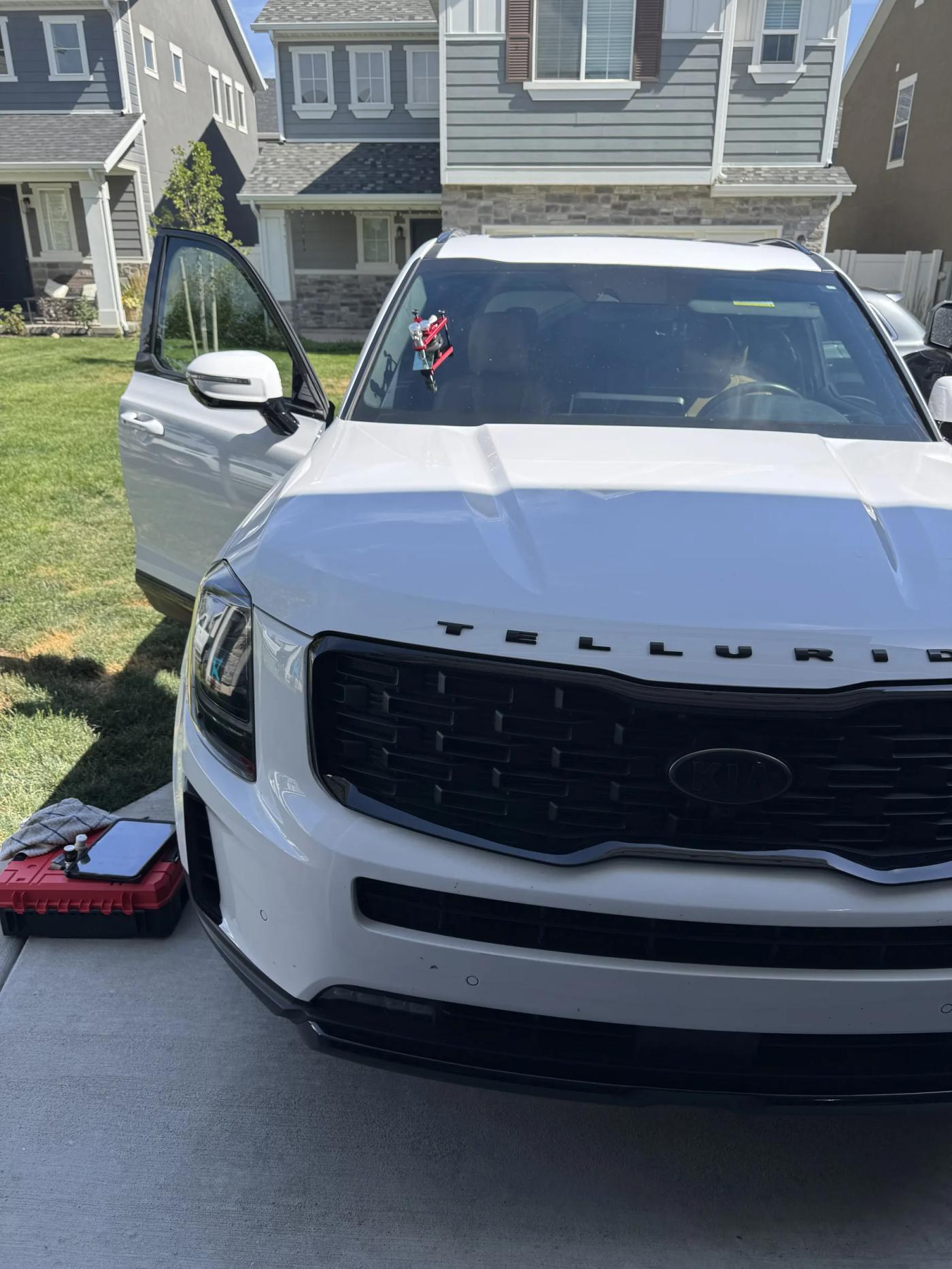 Mobile windshield repair white truck — RapidChip Mobile Repair