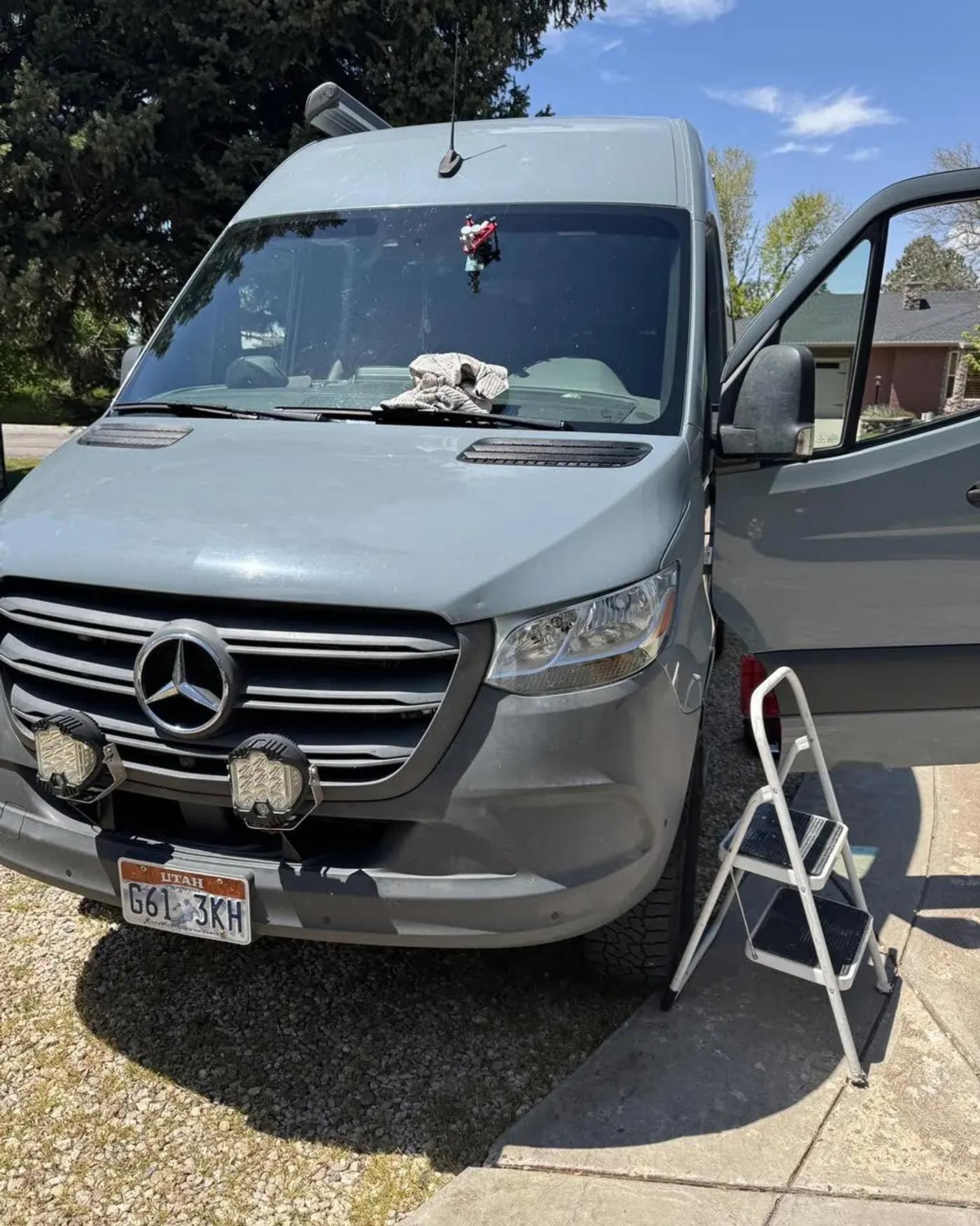 Mercedes sprinter van windshield repair — RapidChip Mobile Repair