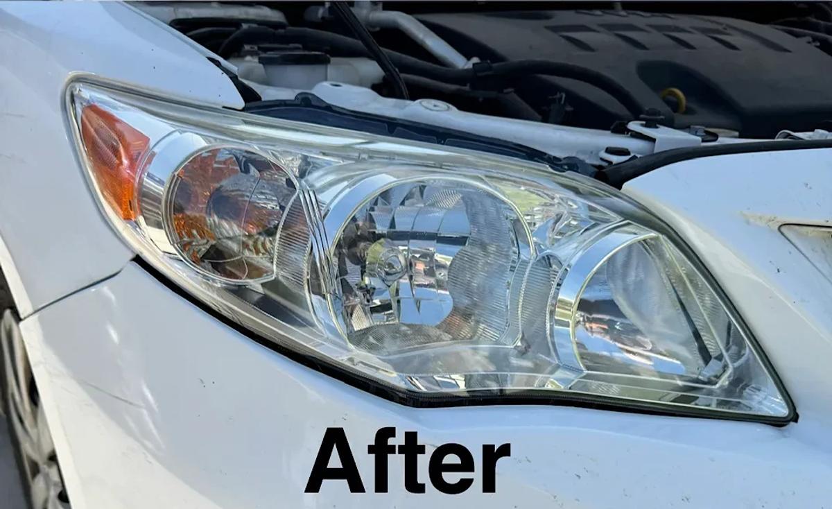 Headlight restoration utah — after repair