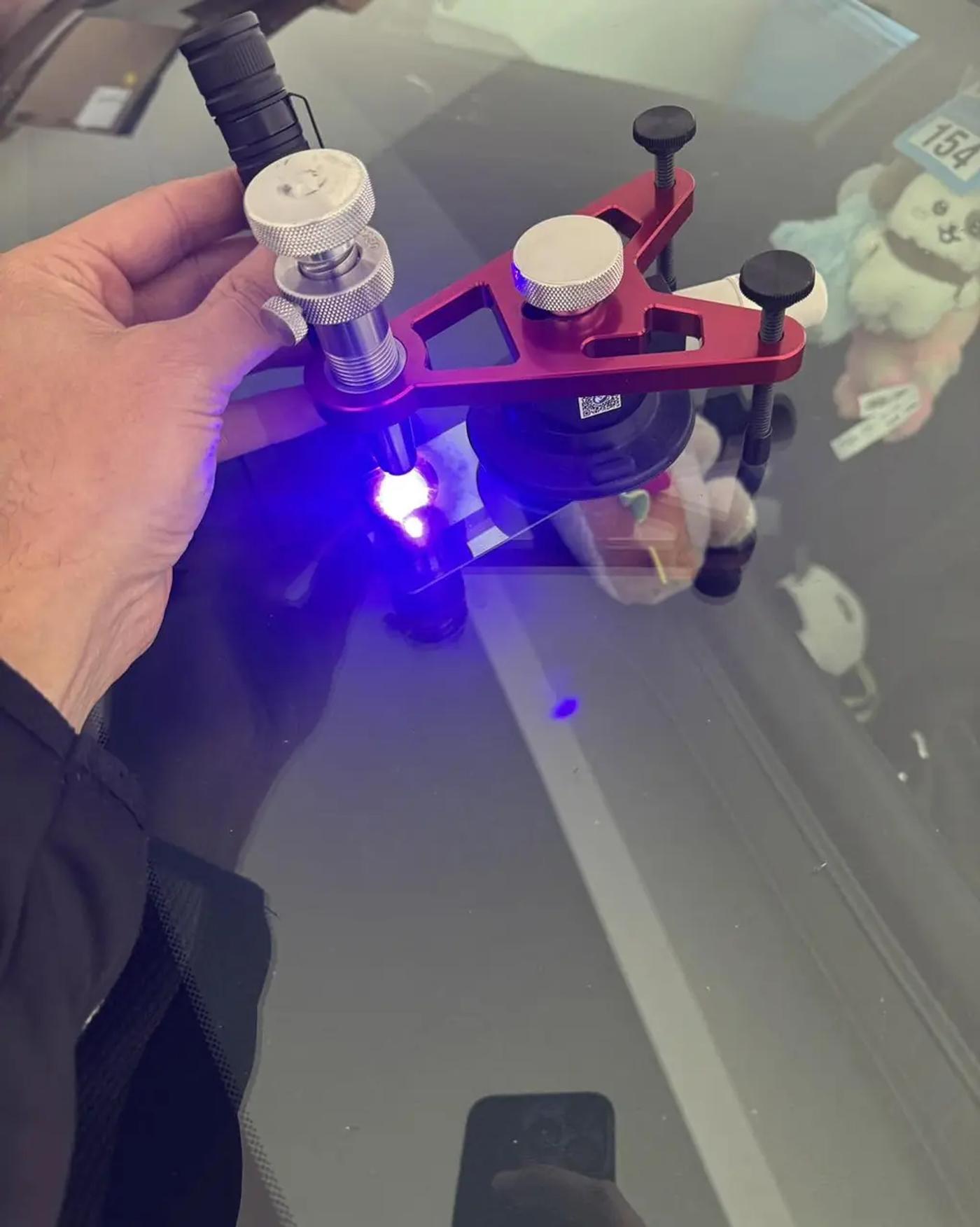 Windshield repair UV resin curing — RapidChip Mobile Repair