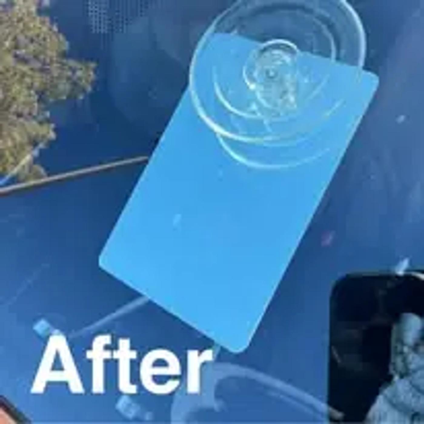 Windshield rock chip repair west point UT after — RapidChip Mobile Repair