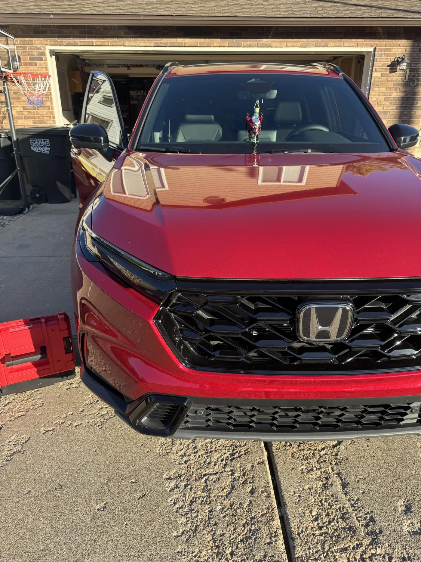 Mobile windshield repair red truck — RapidChip Mobile Repair