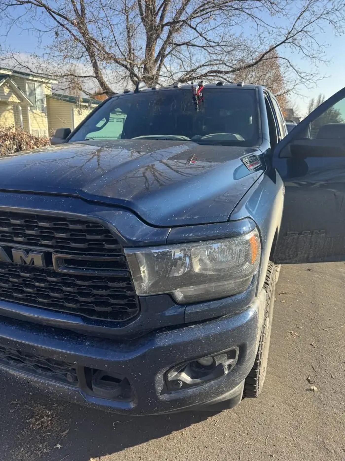 Ram truck windshield repair front view — RapidChip Mobile Repair