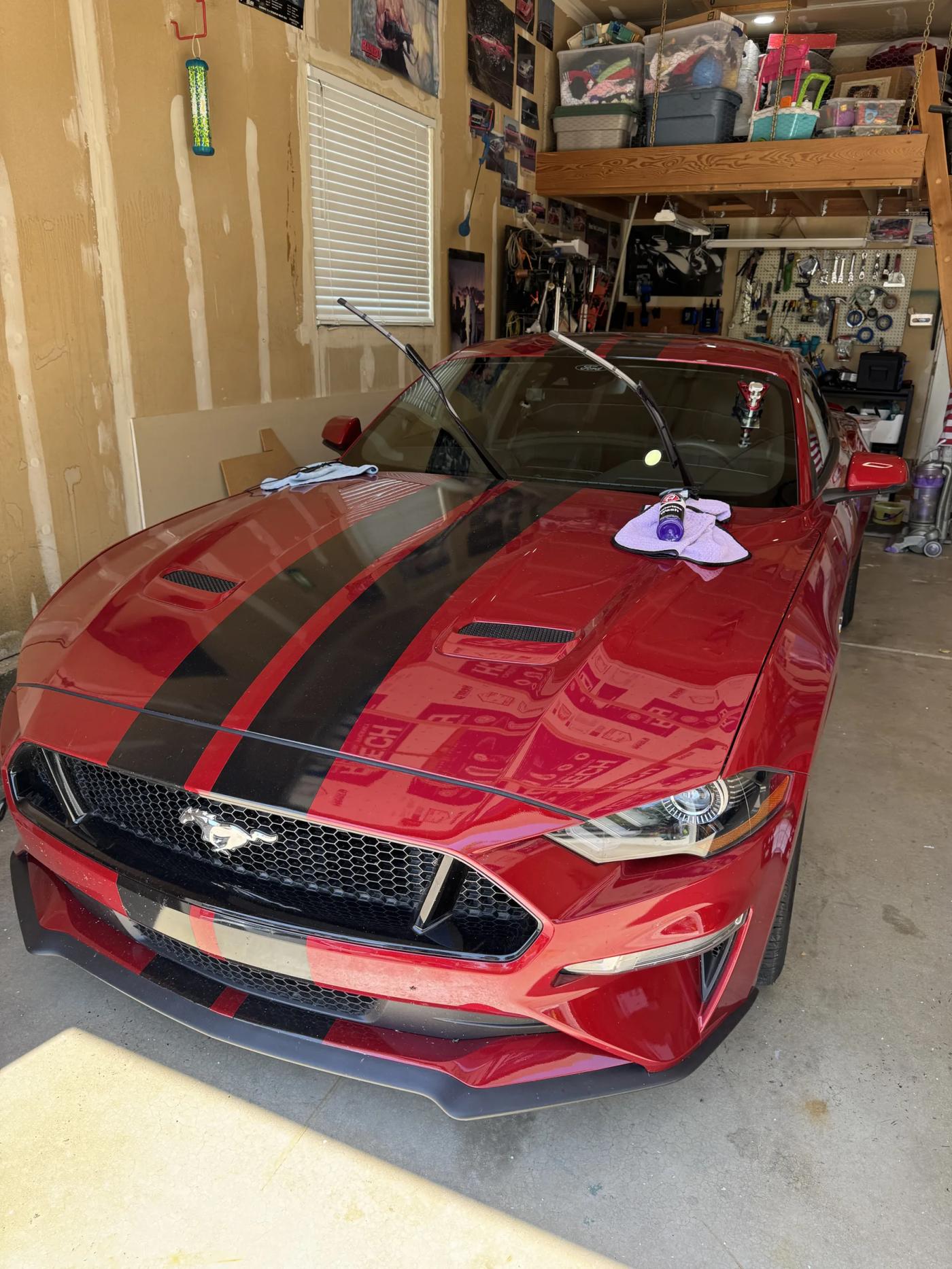 Headlight restoration red vehicle — RapidChip Mobile Repair