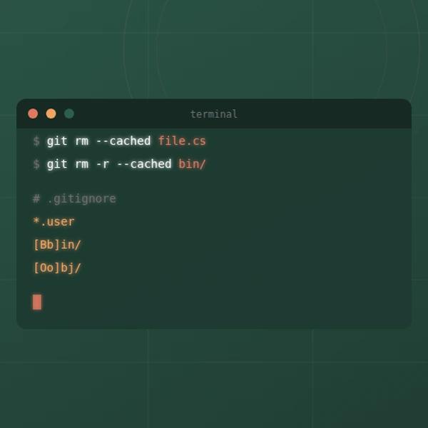 How to Remove Committed Files from a Git Repository