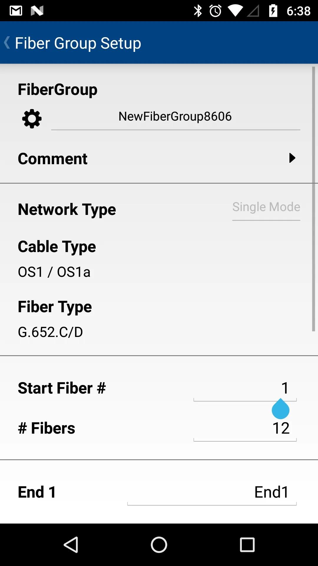 Linkmap OTDR screenshot