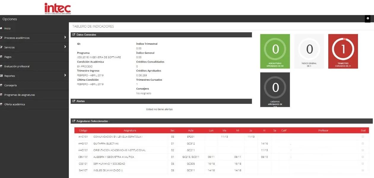 Academic System screenshot