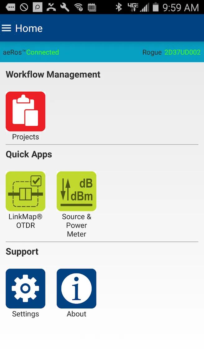 Linkmap OTDR screenshot