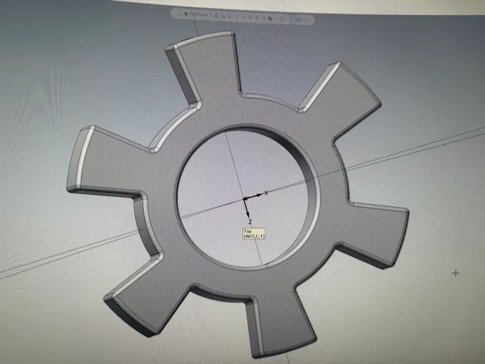 Coupling Spider – Reverse Engineered CAD Model