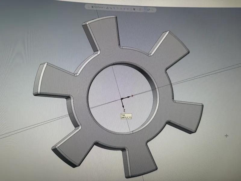 Coupling Spider – Reverse Engineered CAD Model