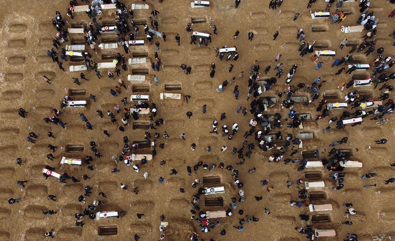 Yazidi funeral