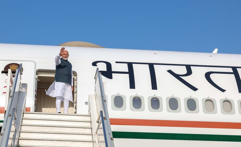 Narendra Modi departing for the G20 summit in Brazil in November 2024 (MEAphotogallery)
