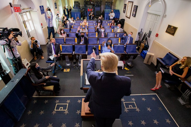 President Trump White House press briefing 21 July 2020