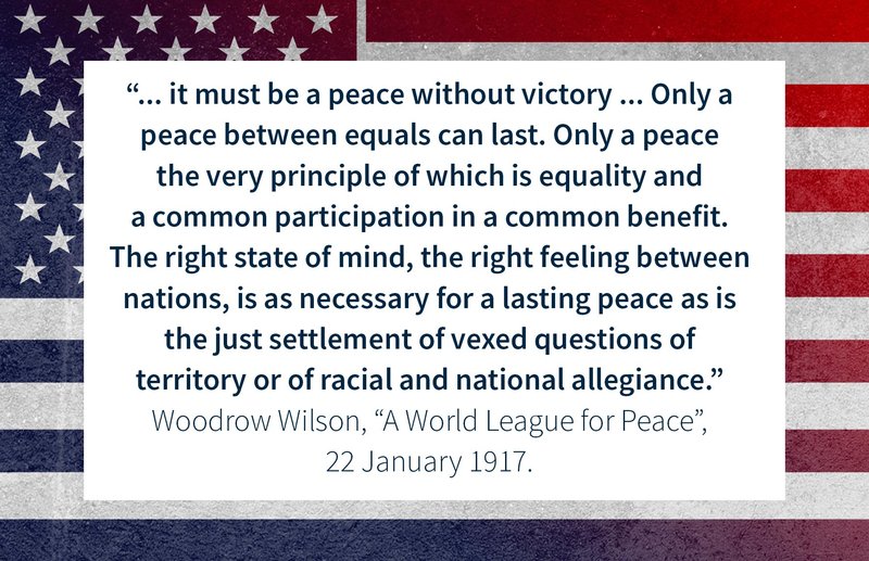 Woodrow Wilson quote