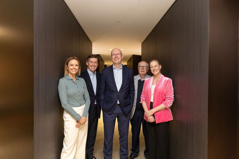 Lowy Institute Media Award judges (L–R) Ally Langdon, Mark Ryan, Michael Fullilove, Paul Kelly and Leigh Sales.