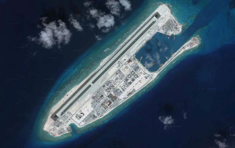 Fiery Cross Reef, South China Sea