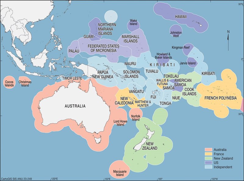 Pacific Islands Countries and the traditional partner groups
