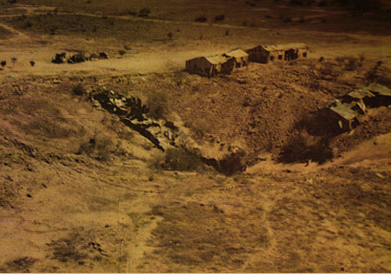 Site of the Pokhran II nuclear test (Operation Shakti) after the explosion on 11 May 1998.Image: Twitter/@DefencePROTvm.
