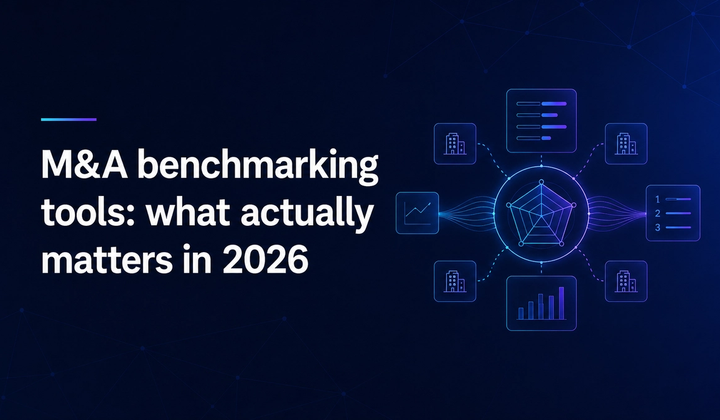 M&A benchmarking tools: a 2026 practitioner's guide