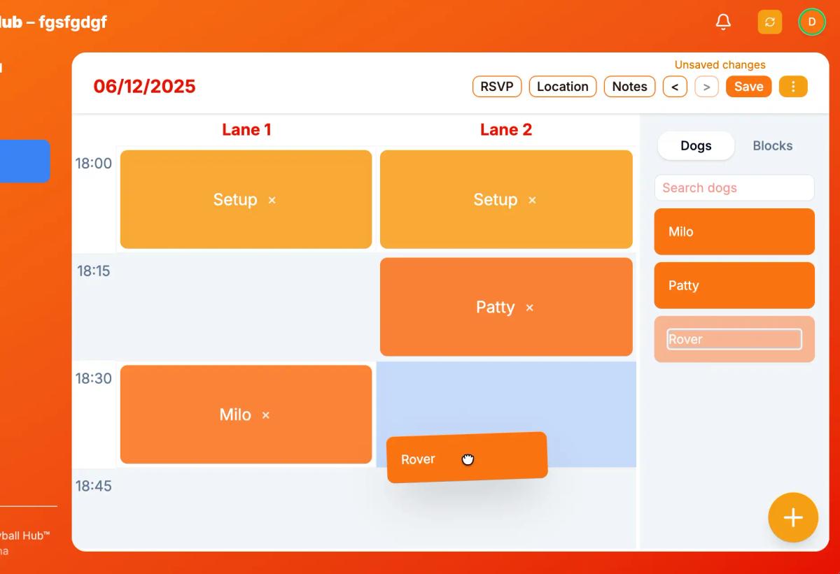 What's new in Flyball Hub: race tracking, competitions, and a lot more