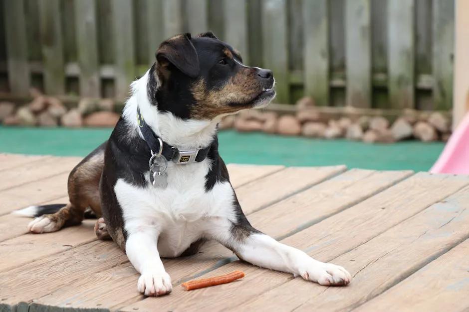 Close-up of dog treat puzzle feeder