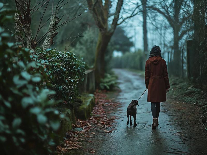 Walking Your Dog in the Dark: Winter Safety Tips