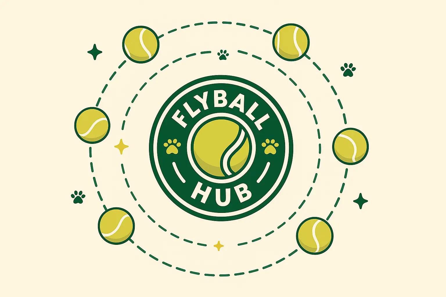Flyball Hub logo graphic