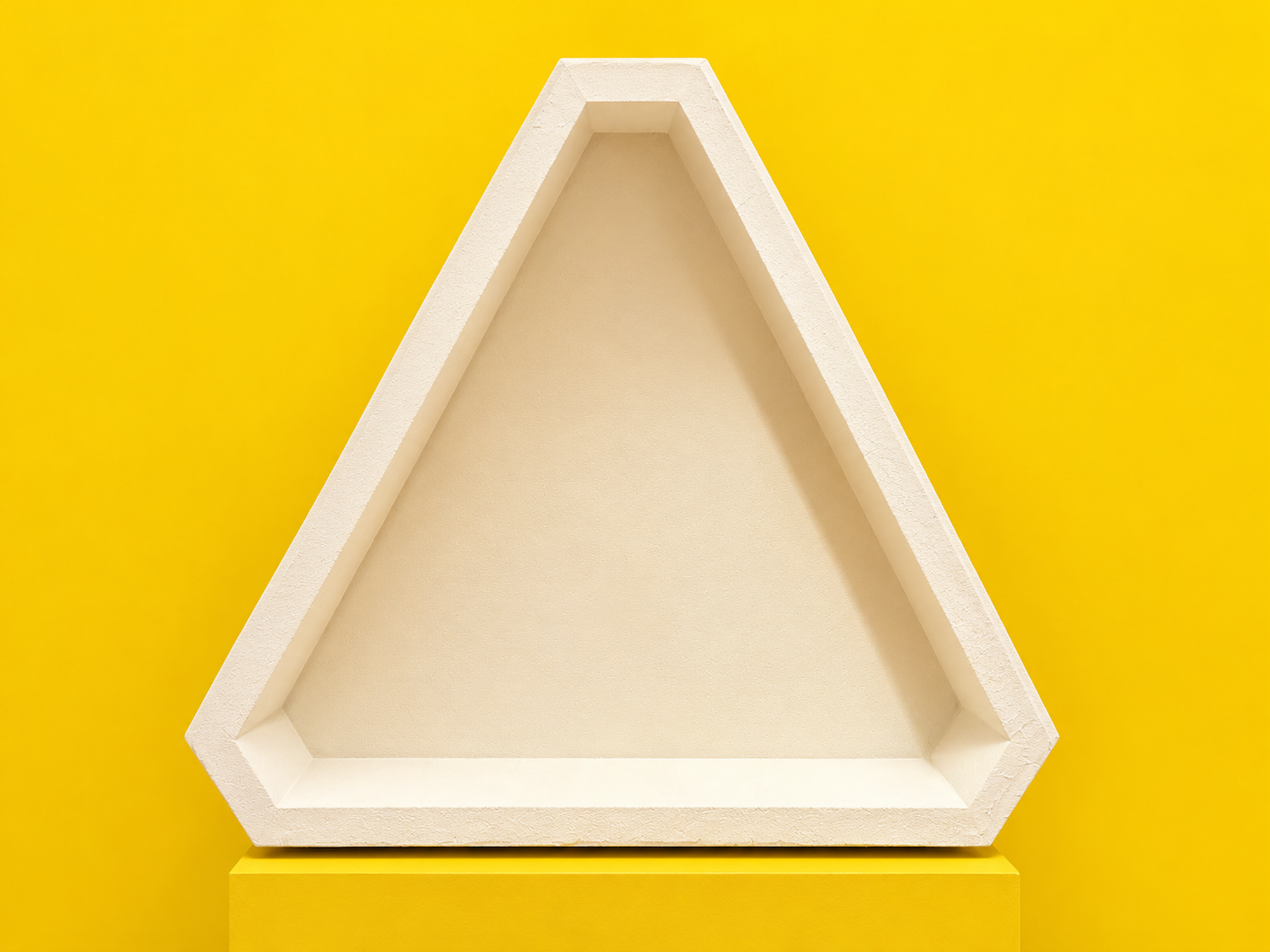 Triangular fiberglass tile