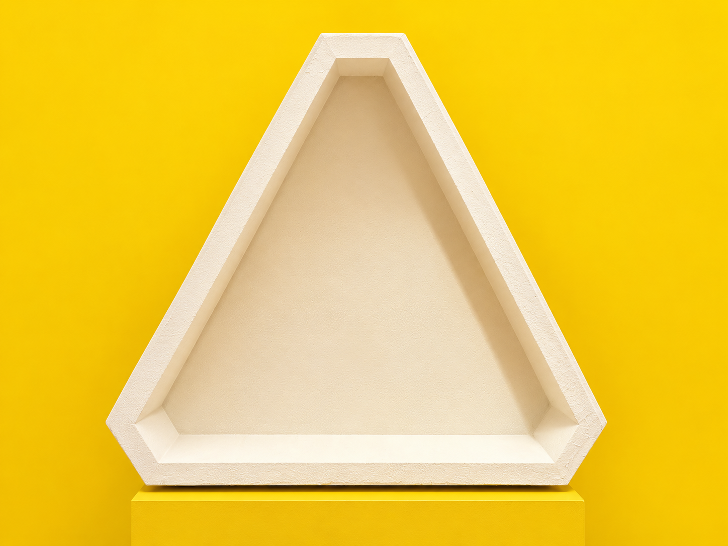 Triangular fiberglass tile