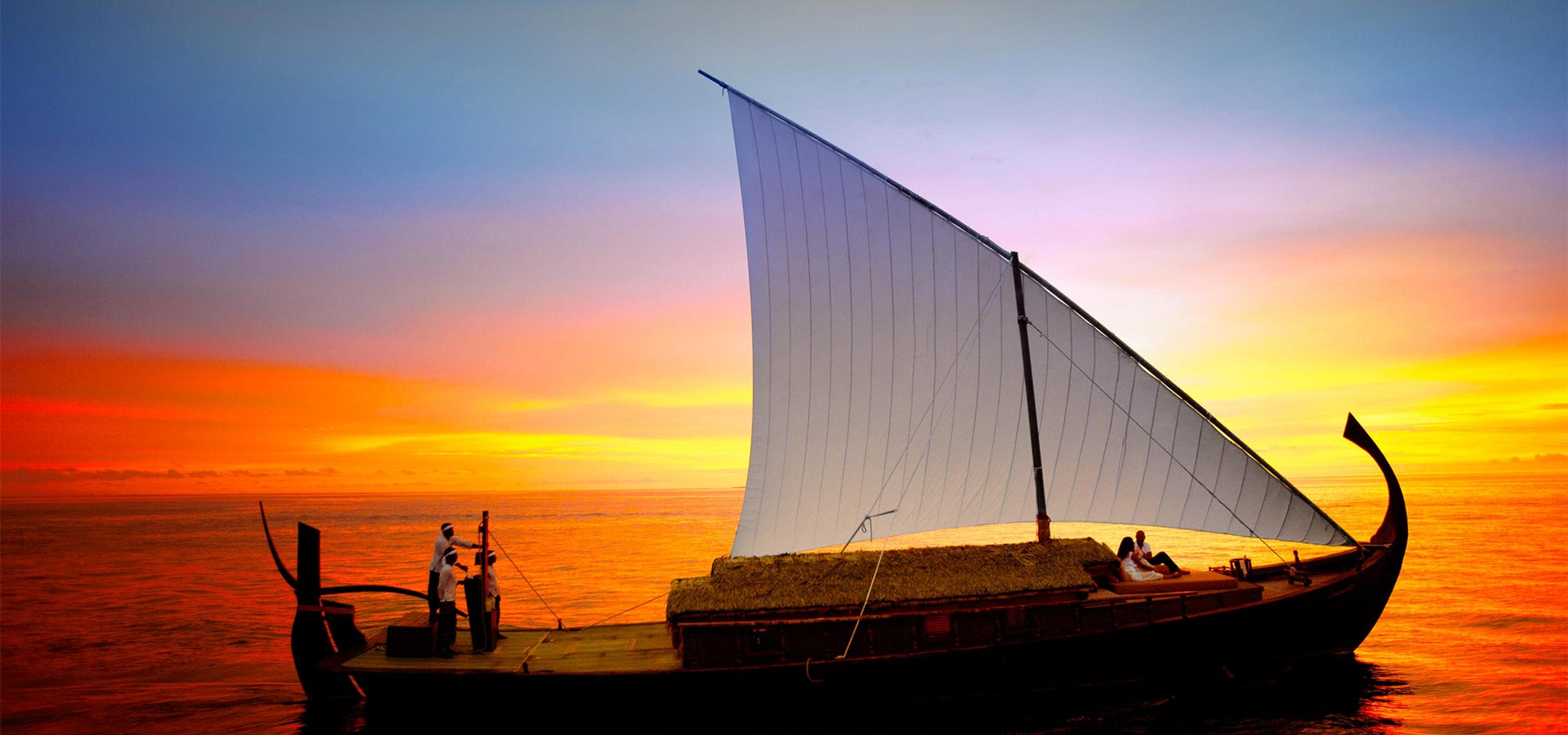 Private sailing adventure in the Maldives