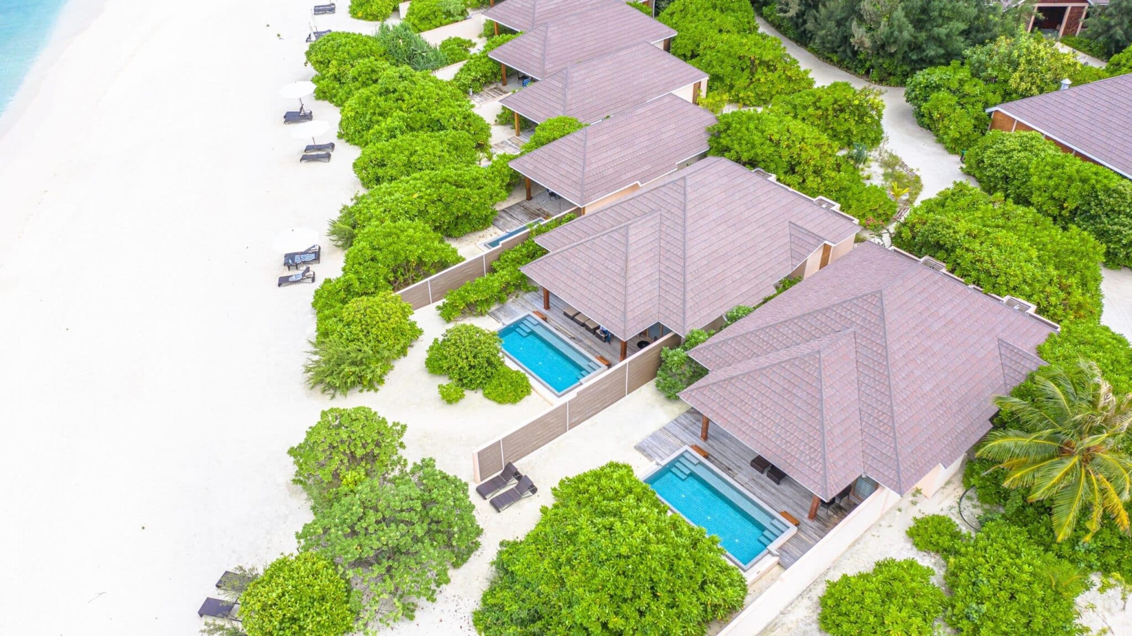 Two-bedroom beach pool residence