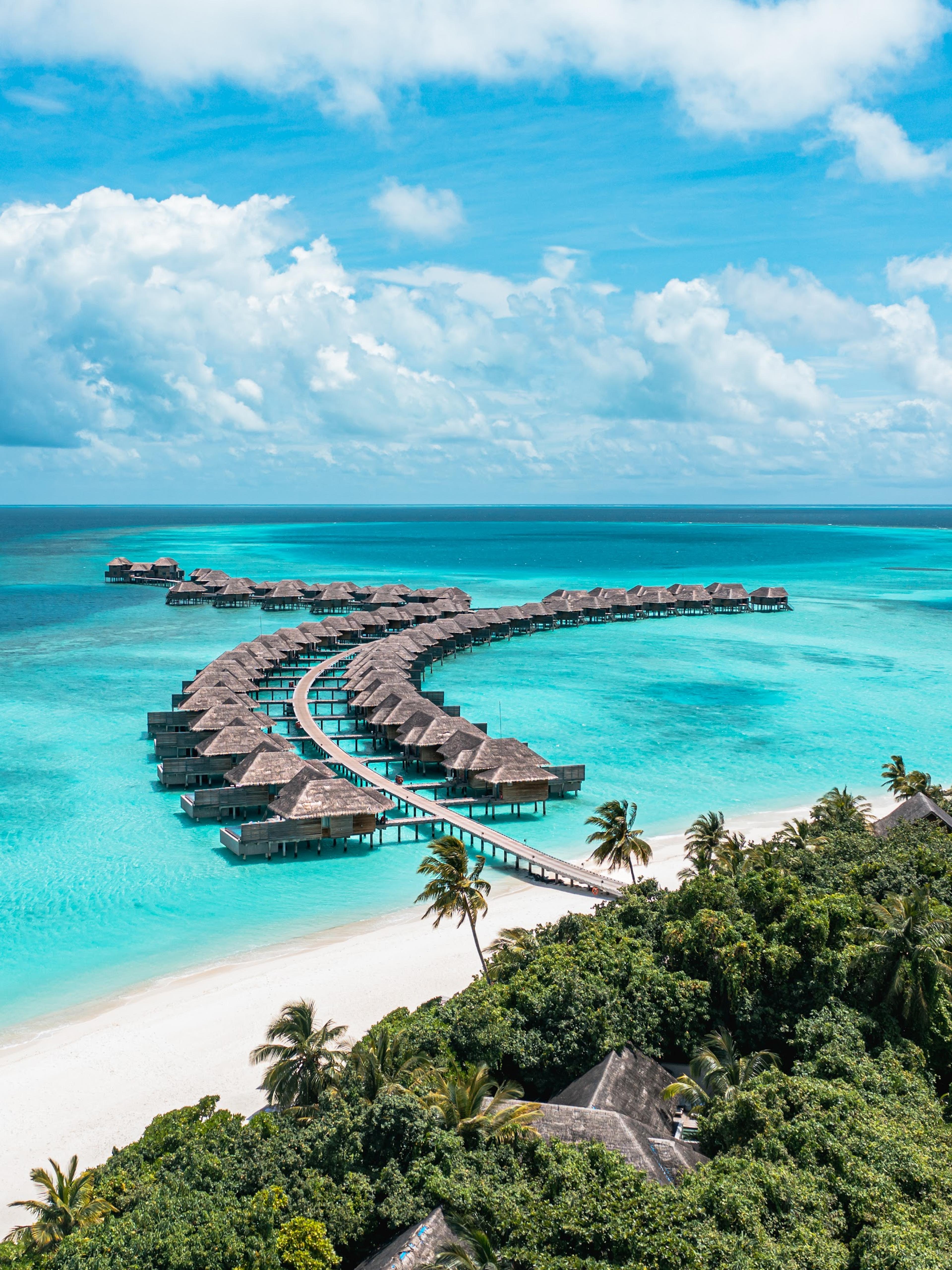 Overwater villas at Vakkaru Maldives