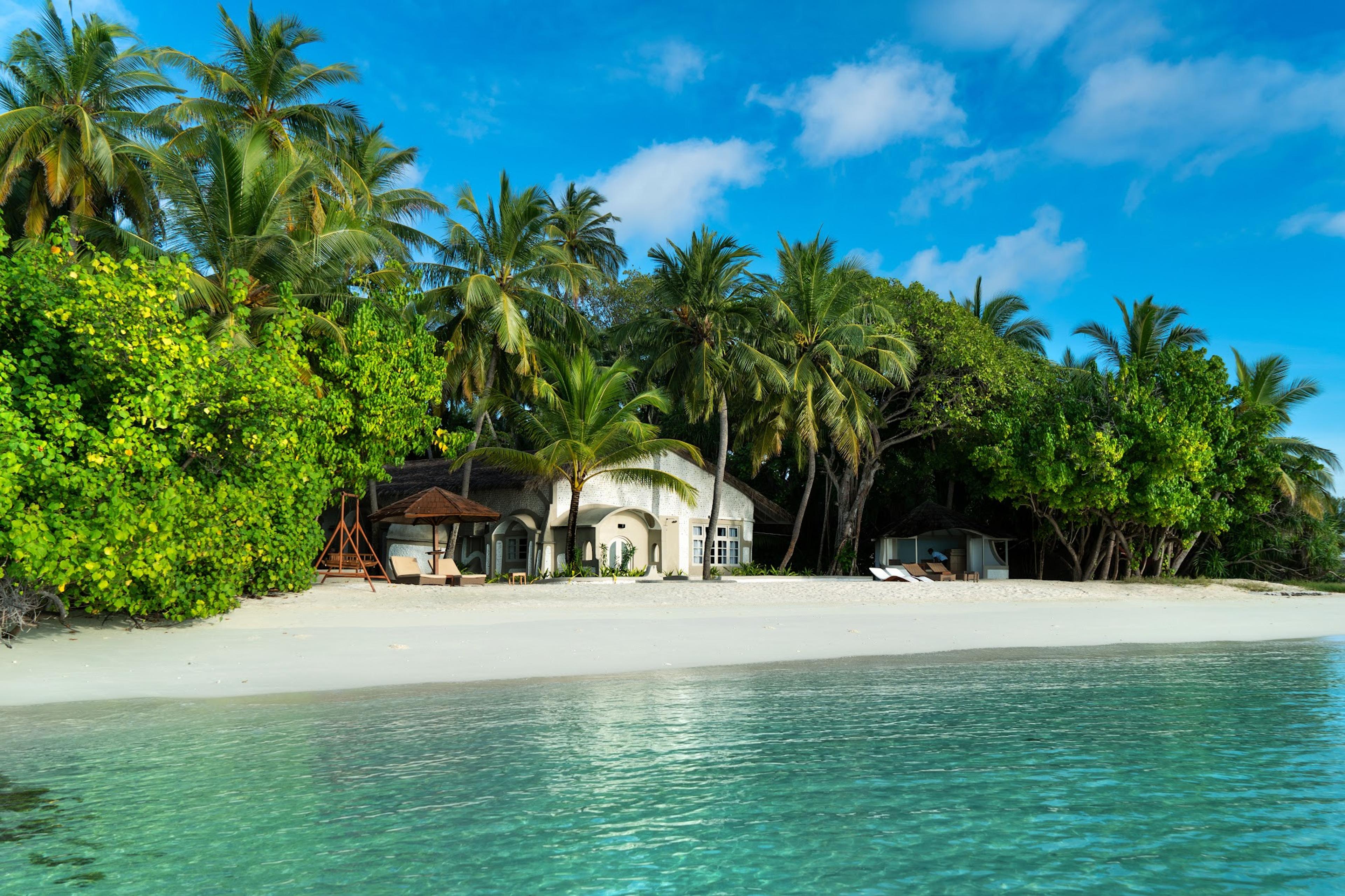 The Sultan Suite and its private beach