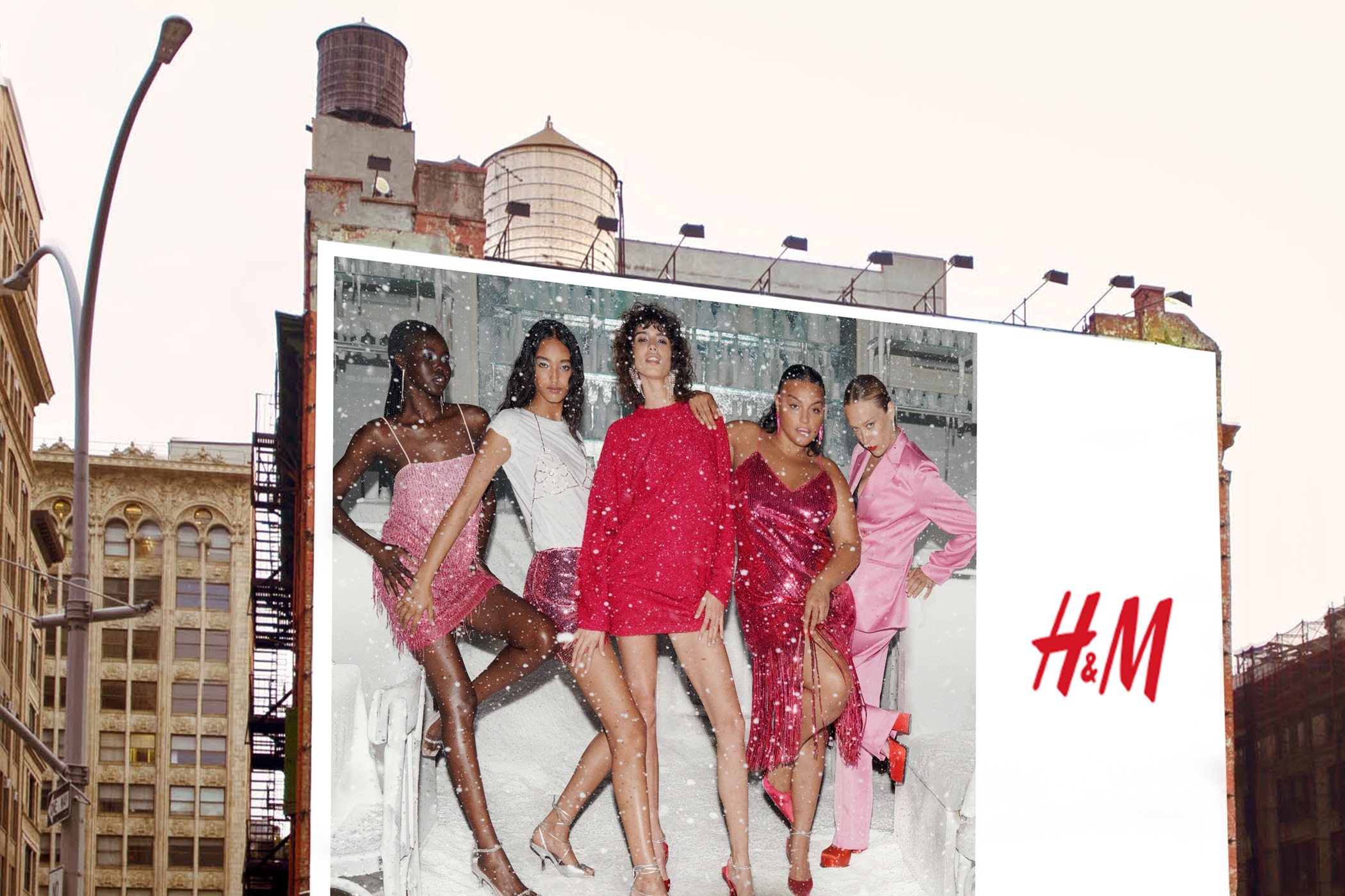 H&M Christmas Campaign shot by Tom Johnson