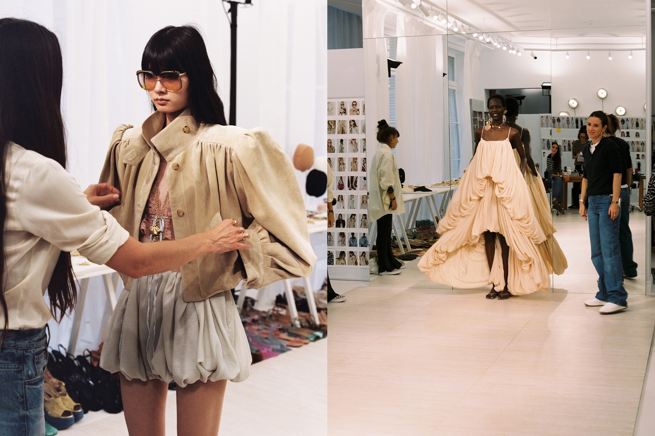 Fittings Chloé Summer 2025 by Creative Director Chemena Kamali 