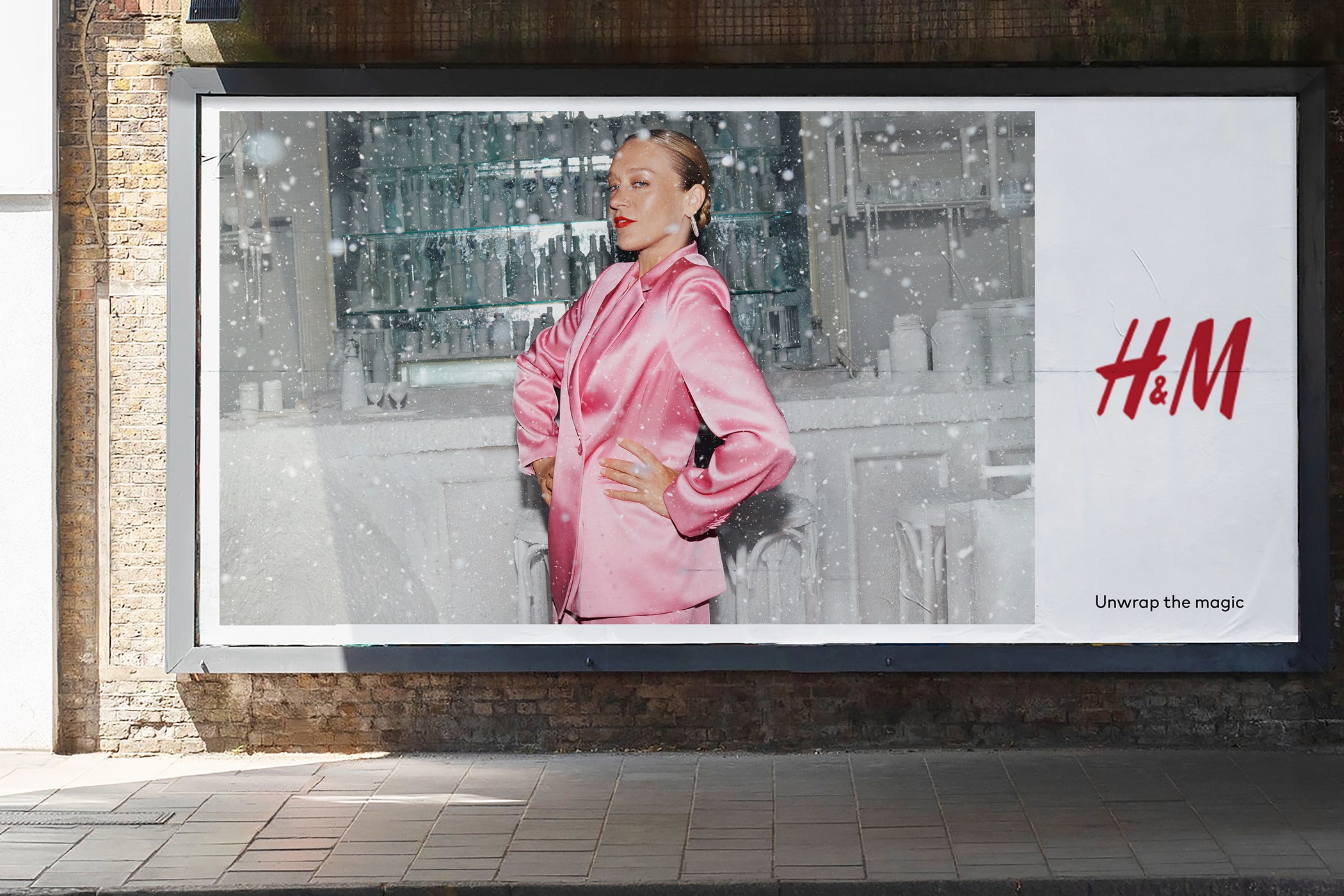 H&M holiday campaign with Chloë Sevigny art direction shot by Tom Johnson 