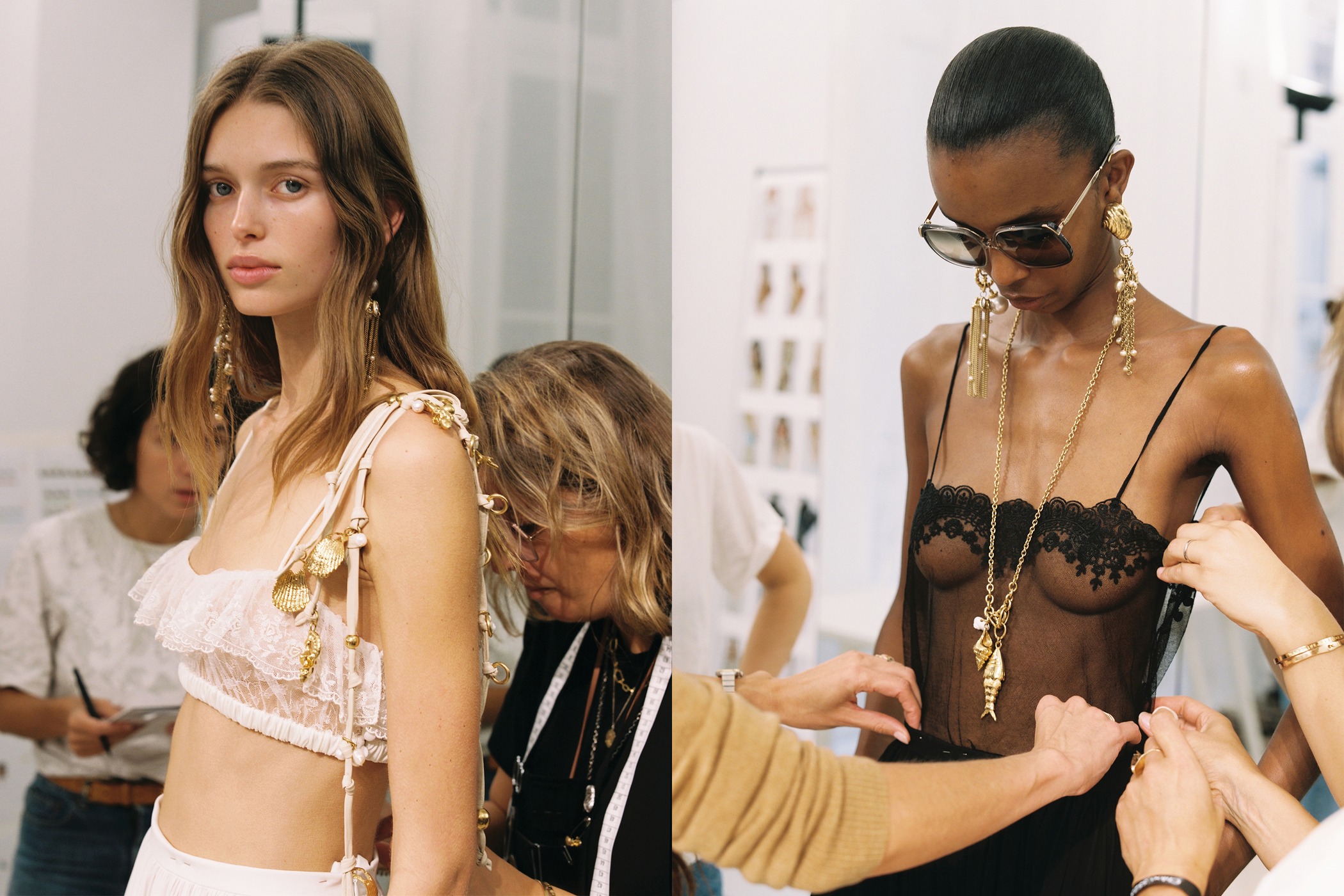 Fittings Chloé Summer 2025 by Creative Director Chemena Kamali 