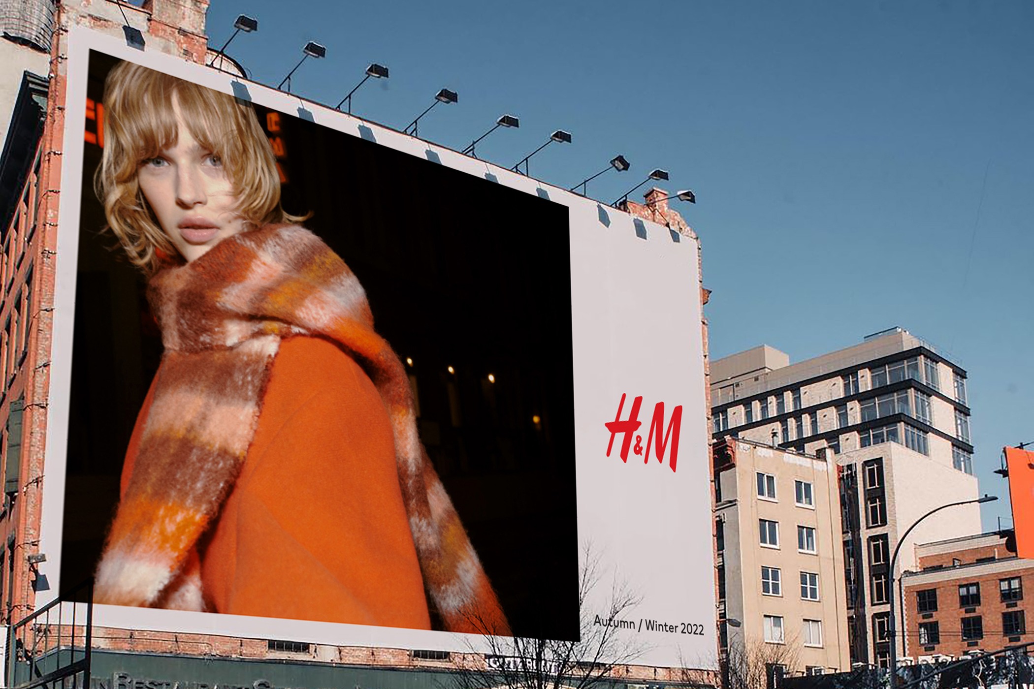 H&M Autumn Winter campaign stills creative direction shot by Tom Johnson 