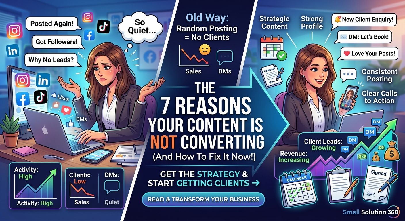 Why Your Business Is Not Getting Clients From Social Media (And How to Fix It)