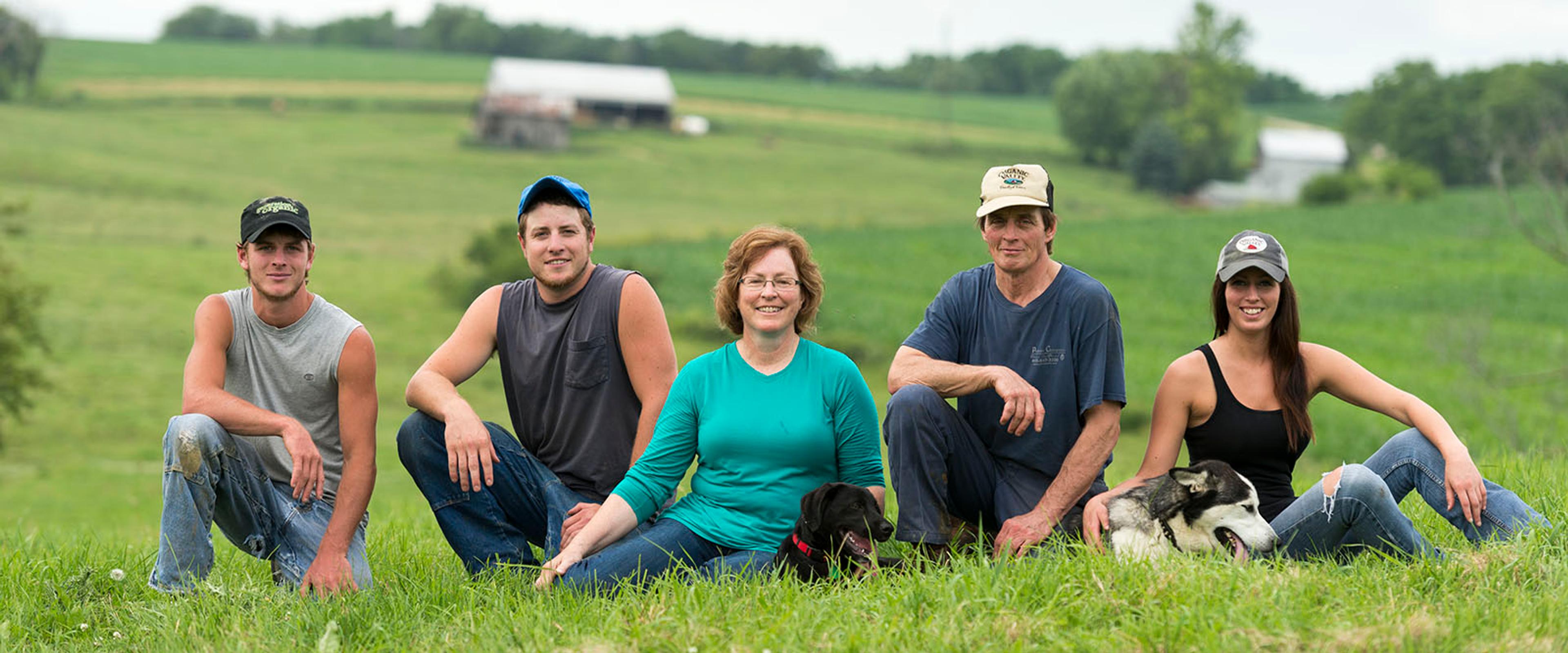 The Westaby Family from Illinois enjoy the return to calmness after the holiday chaos.