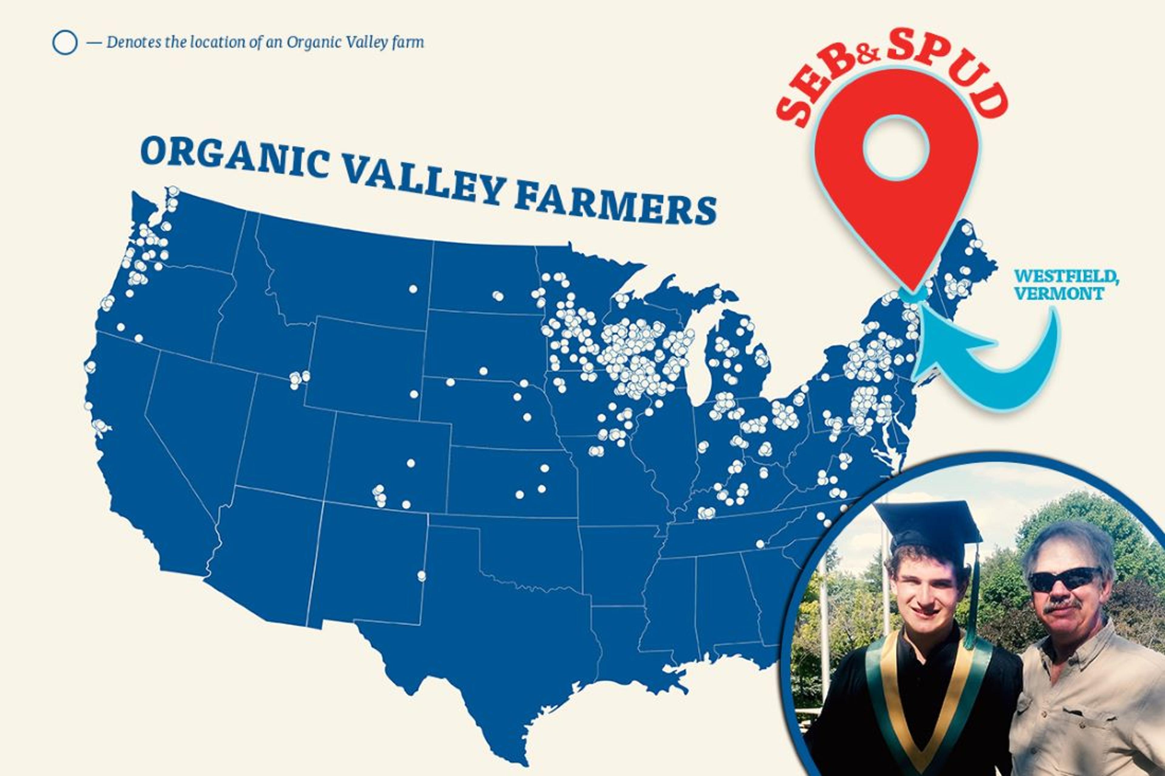 Lyle Edwards and Sebastien Latraverse are shown in a graphic with a map of Vermont in the background