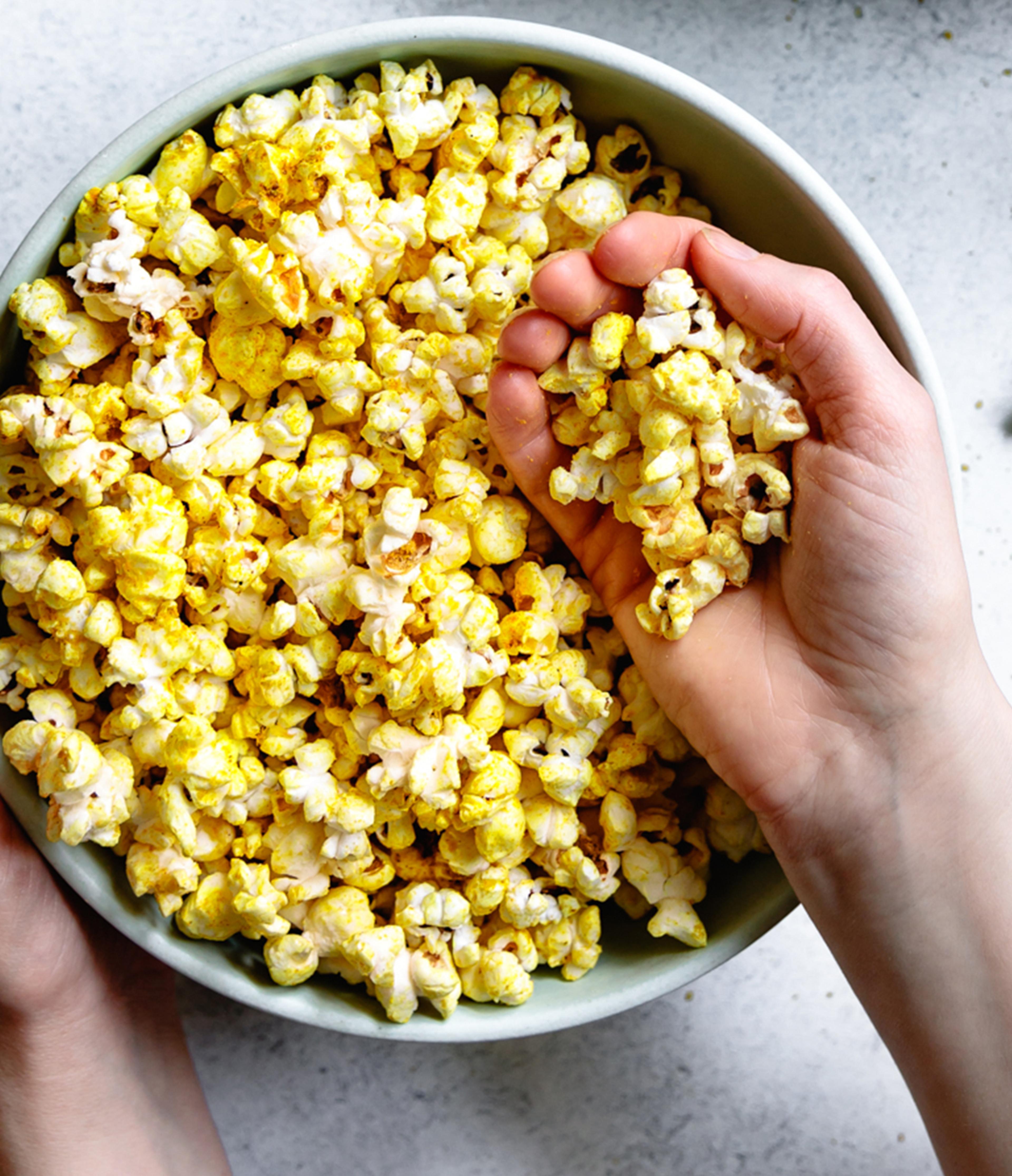 Golden Curry Ghee Popcorn.