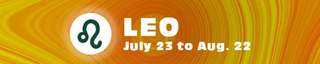 A graphic of a Leo sign