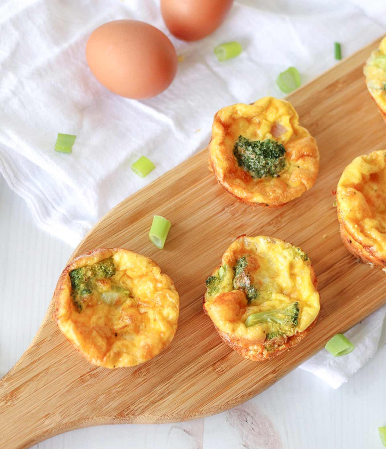 5 Ingredient Mini Crustless Quiche with Organic Valley