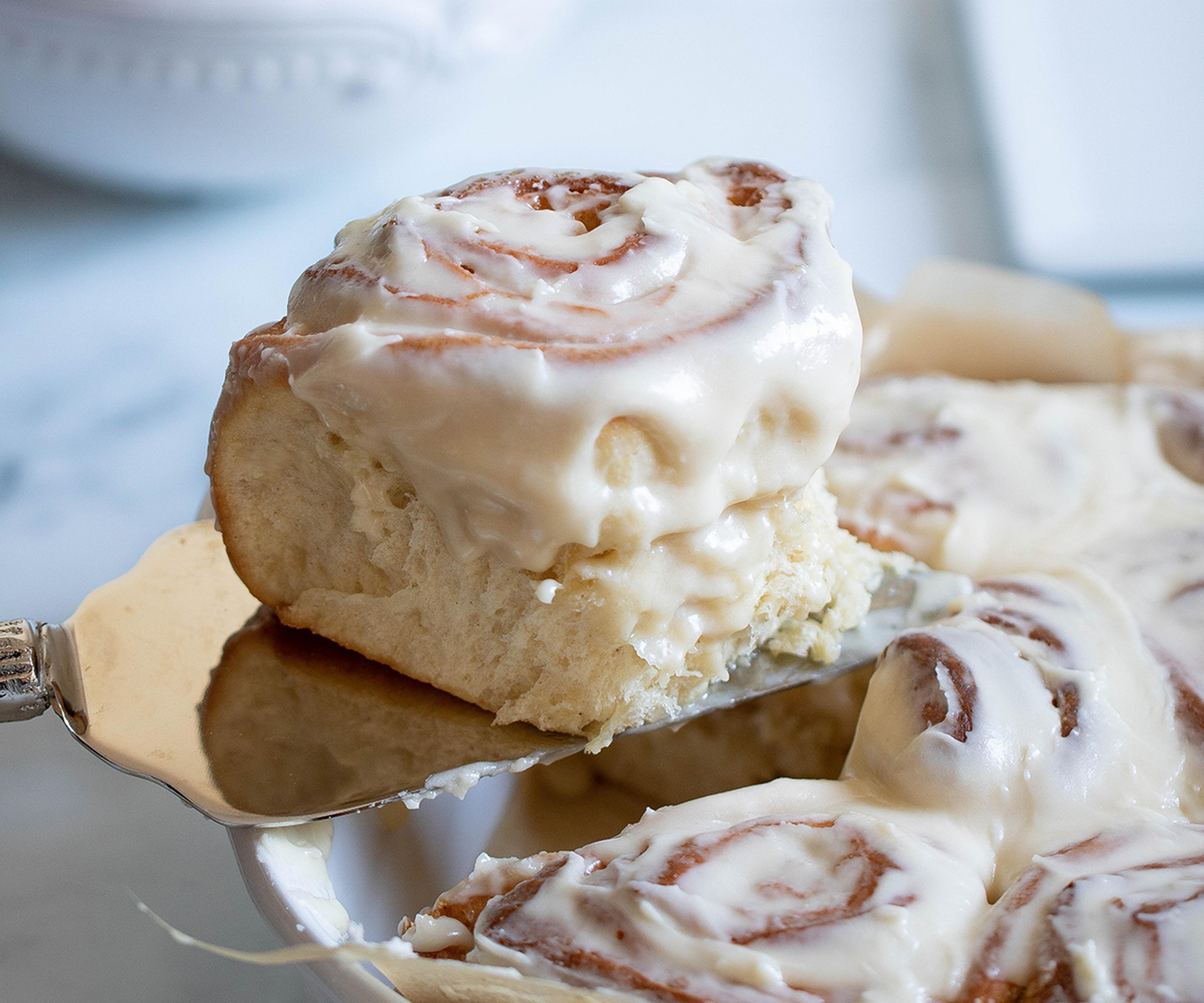 Homemade Classic Cinnamon Rolls.